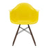 Cadeira de Braços em Plástico Eames DAW / Base Ácer Escuro